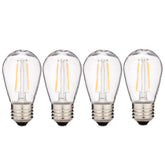 S14 LED Filament Bulbs | Sun Warm White Patio Light Replacement Bulbs - HLO Lighting
